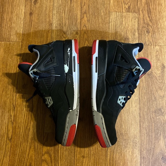 Air Jordan 4 Retro GS ‘Bred’ 2012 Shoes, Size:6.5Y - Picture 5 of 11